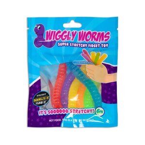 Wiggly Worms fidget toys Stocking Stuffers Stress Relief NIB